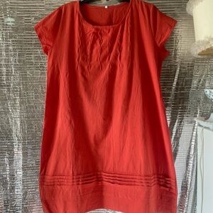Red Short Sleeve Dress
